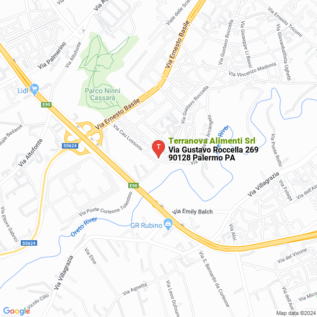 apri la mappa di Terranova Alimenti Srl