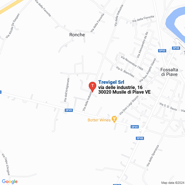 apri la mappa di Trevigel Srl
