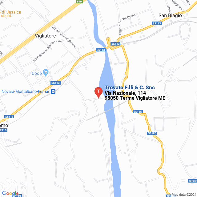 apri la mappa di Trovato F.lli & C. Snc