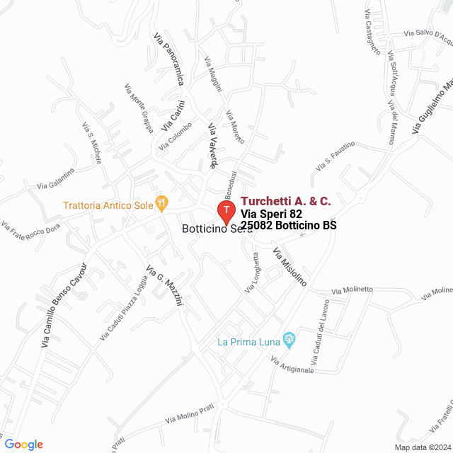 apri la mappa di Turchetti A. & C.