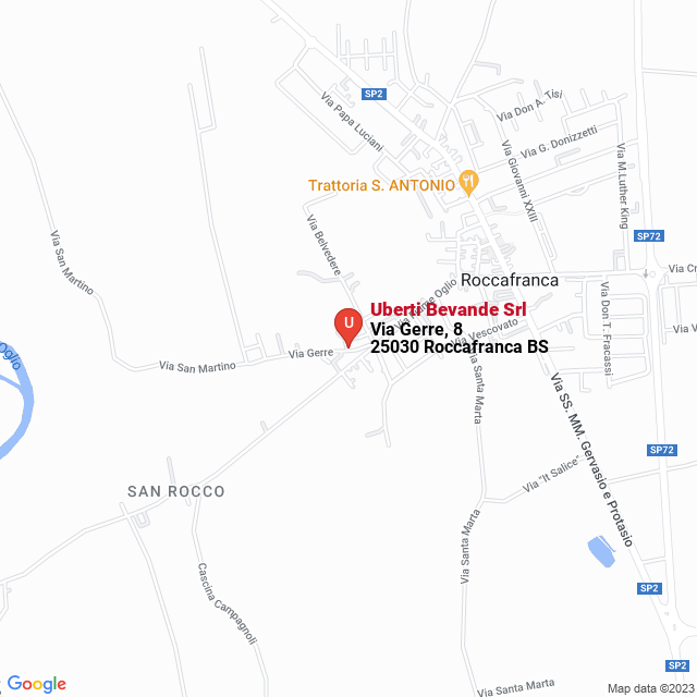 apri la mappa di Uberti Bevande Srl