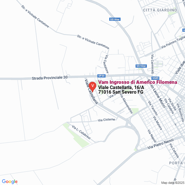 apri la mappa di Vam Ingrosso di Americo Filomena