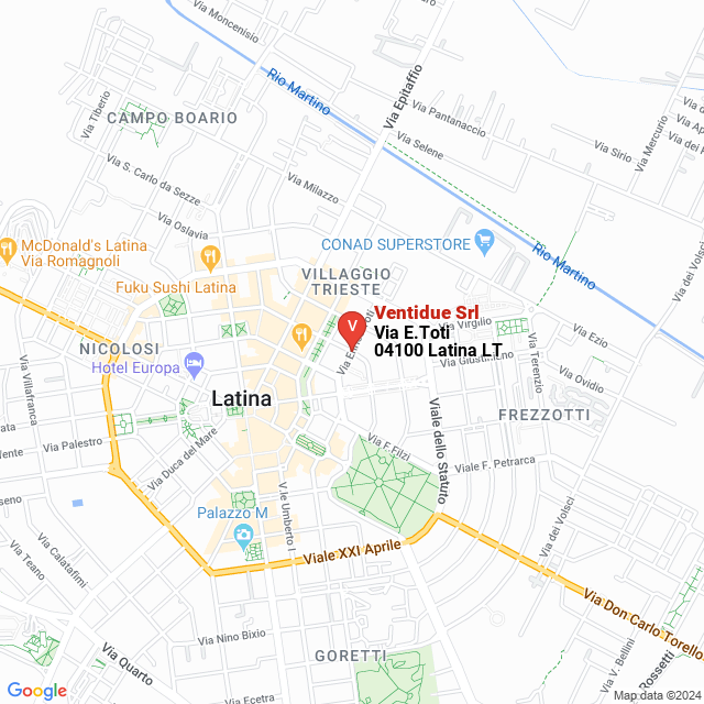 apri la mappa di Ventidue Srl