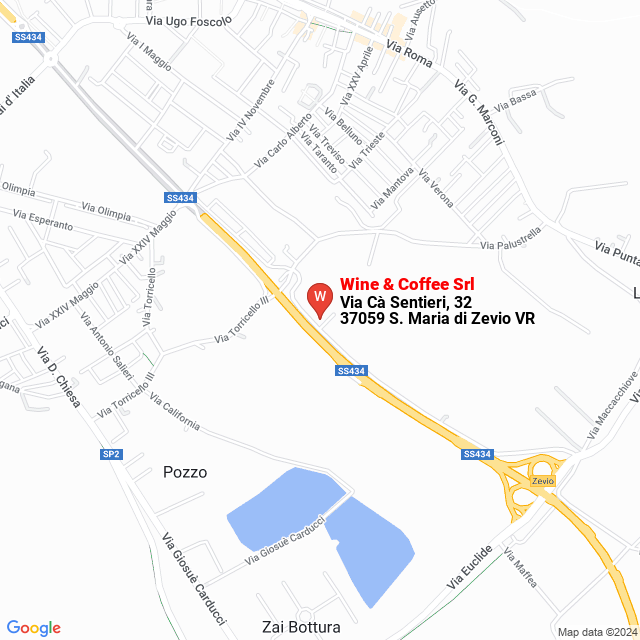 apri la mappa di Wine & Coffee Srl