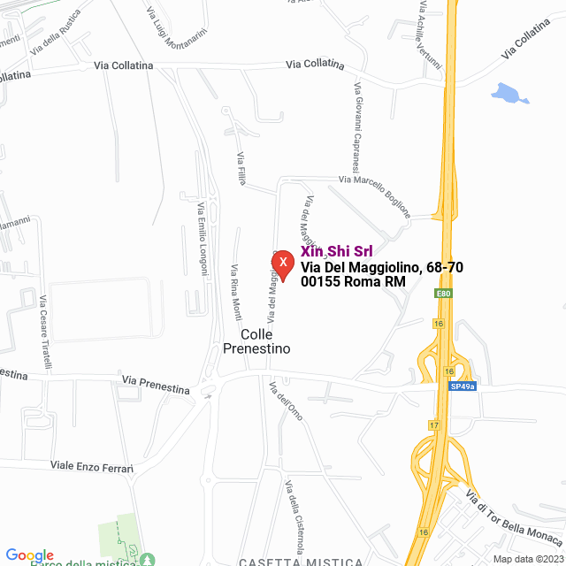 apri la mappa di Xin Shi Srl