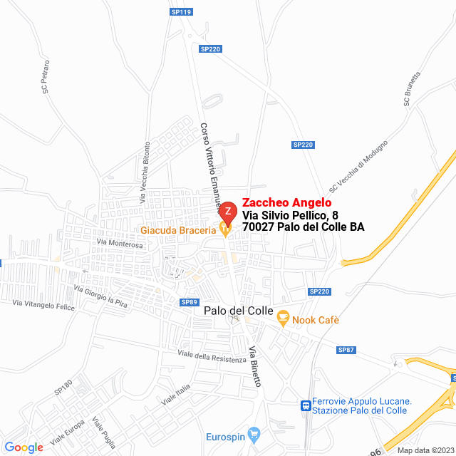 apri la mappa di Zaccheo Angelo