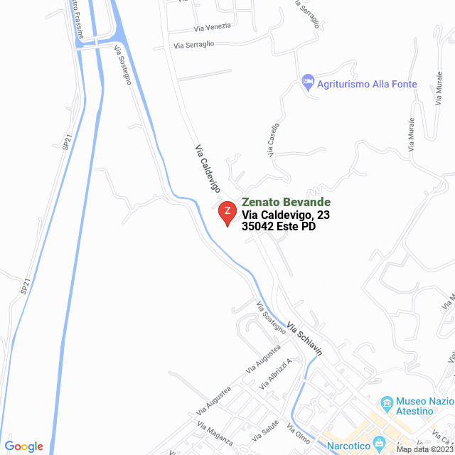 apri la mappa di Zenato Bevande