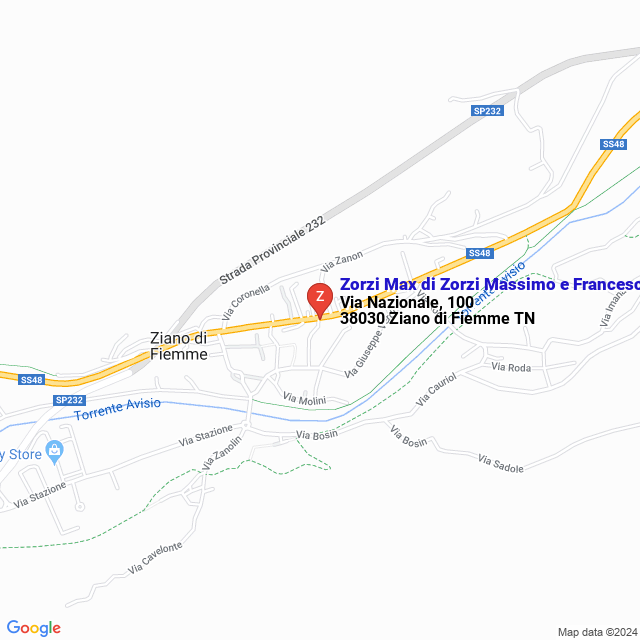 apri la mappa di Zorzi Max di Zorzi Massimo e Francesco Sas