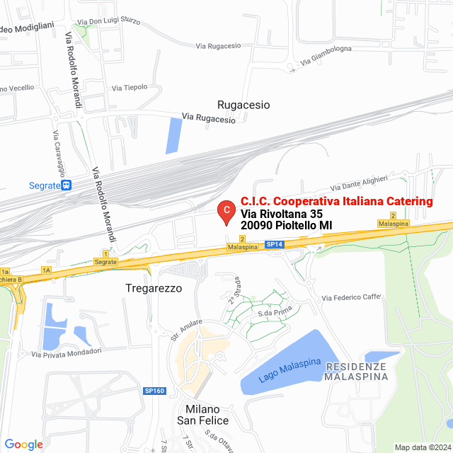 apri la mappa di C.I.C. Cooperativa Italiana Catering