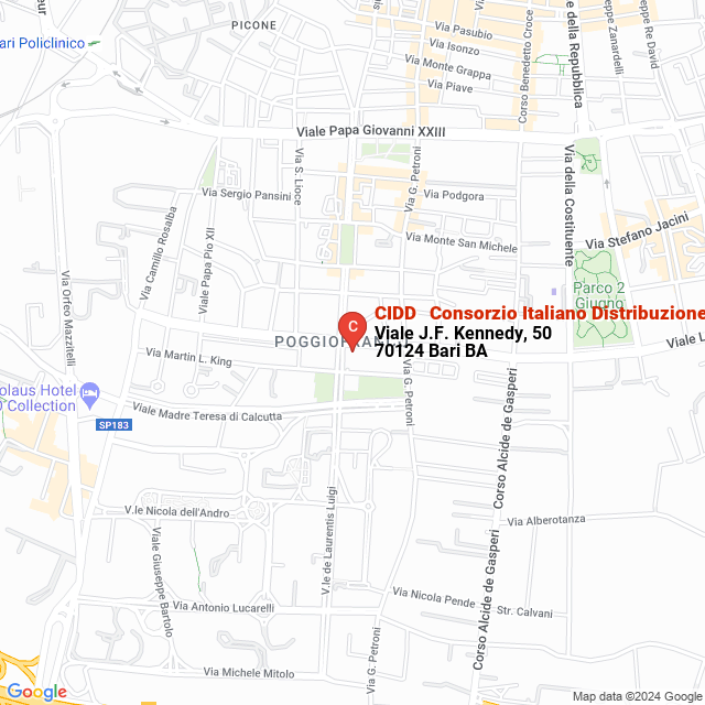 apri la mappa di CIDD - Consorzio Italiano Distribuzione Dolciaria