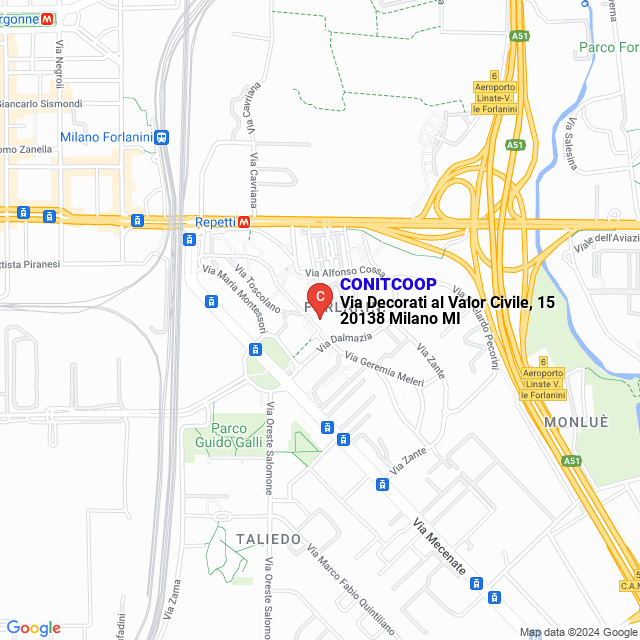 apri la mappa di CONITCOOP