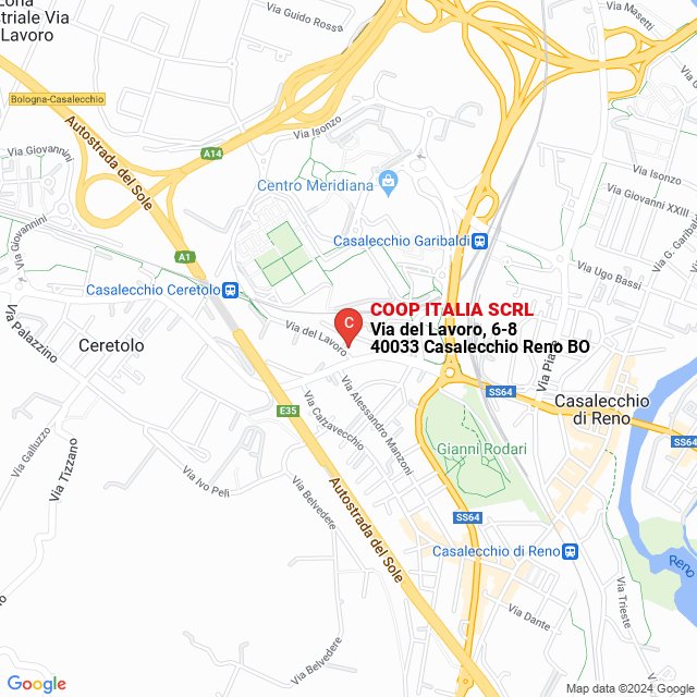 apri la mappa di COOP ITALIA SCRL