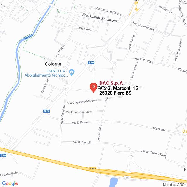 apri la mappa di DAC S.p.A