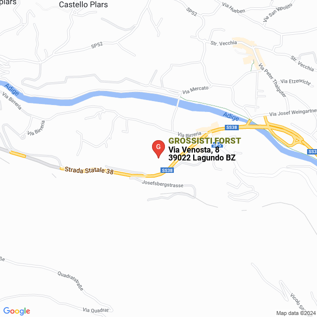 apri la mappa di GROSSISTI FORST