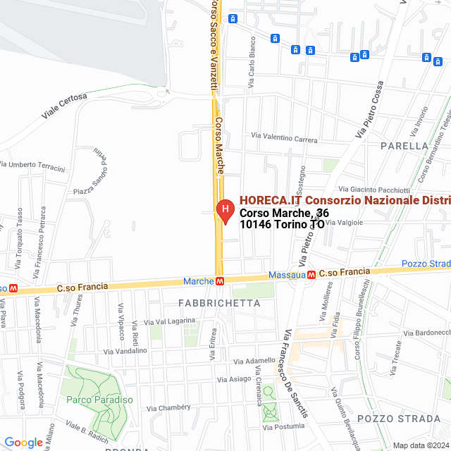 apri la mappa di HORECA.IT Consorzio Nazionale Distributori