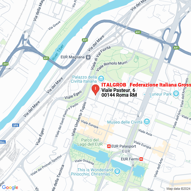 apri la mappa di ITALGROB - Federazione Italiana Grossisti Distributori Bevande