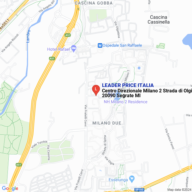 apri la mappa di LEADER PRICE ITALIA