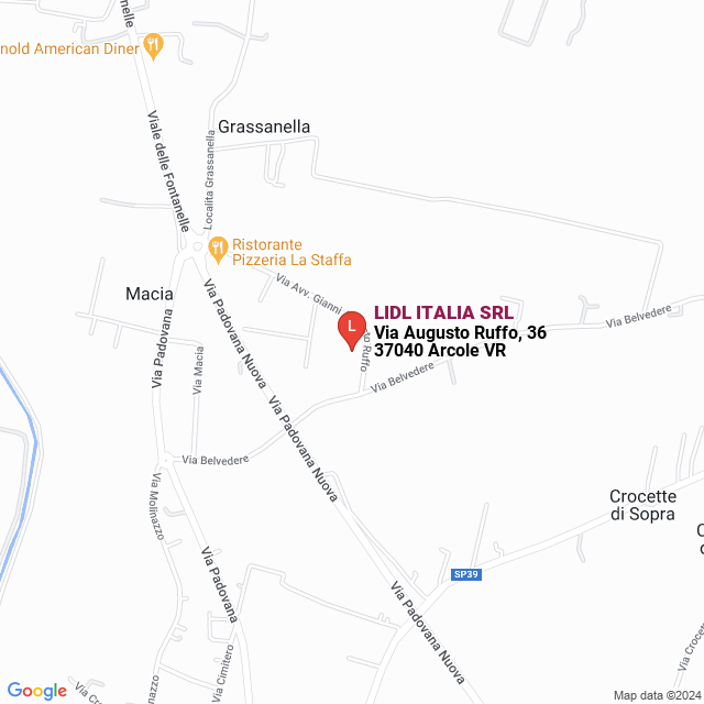 apri la mappa di LIDL ITALIA SRL