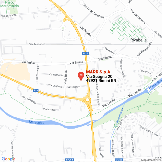 apri la mappa di MARR S.p.A