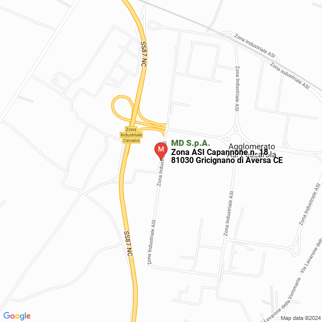 apri la mappa di MD S.p.A.