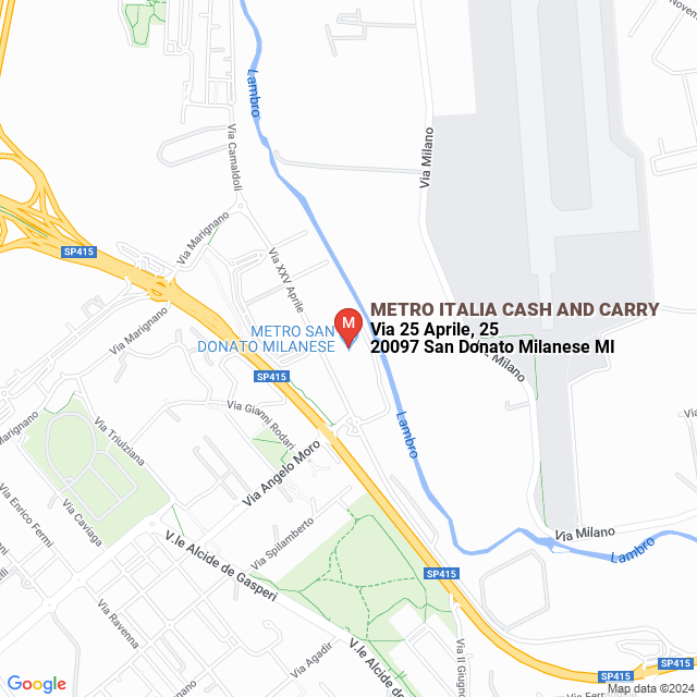 apri la mappa di METRO ITALIA CASH AND CARRY