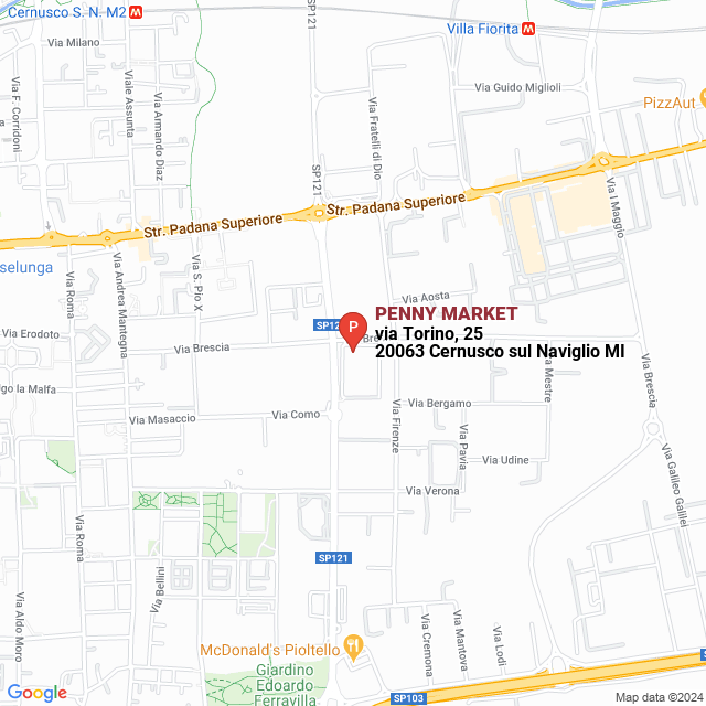 apri la mappa di PENNY MARKET