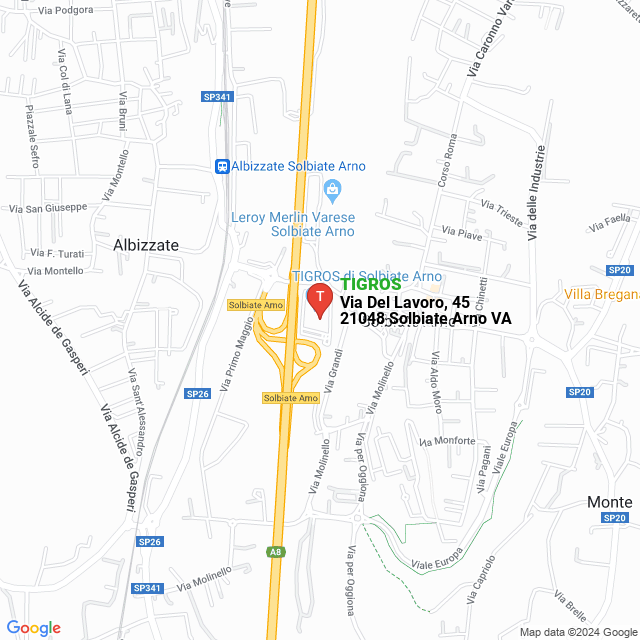 apri la mappa di TIGROS