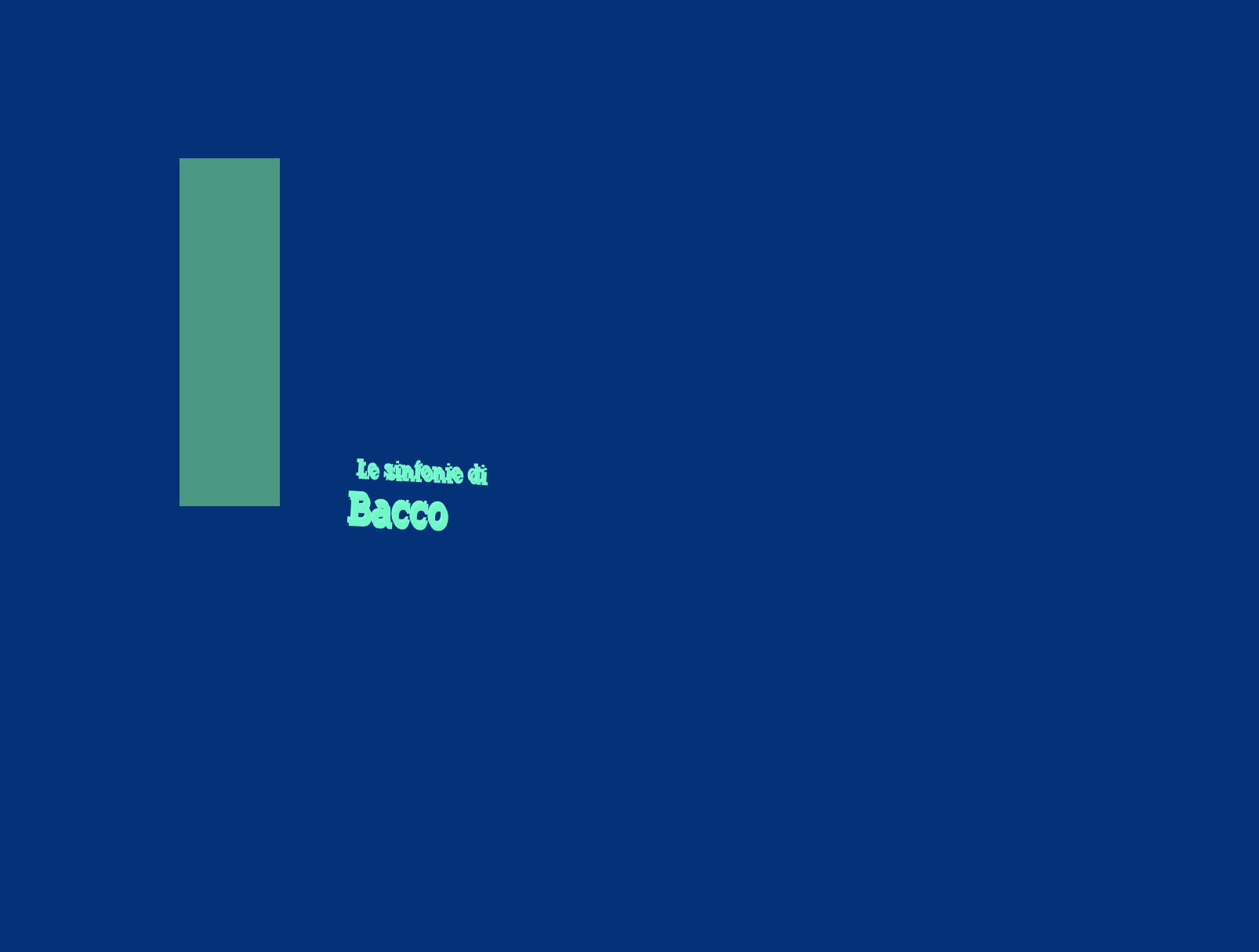 Le sinfonie di Bacco