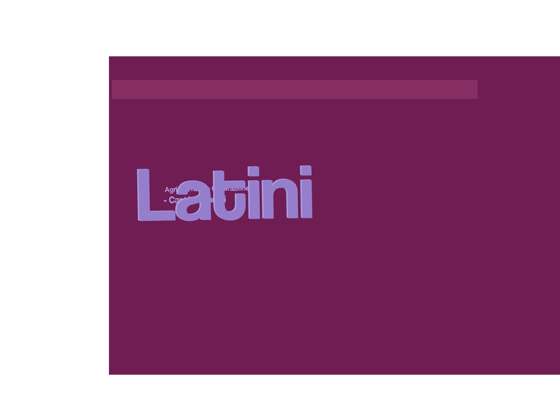 Agricola Nuova Generazione - Cantina Campi Latini