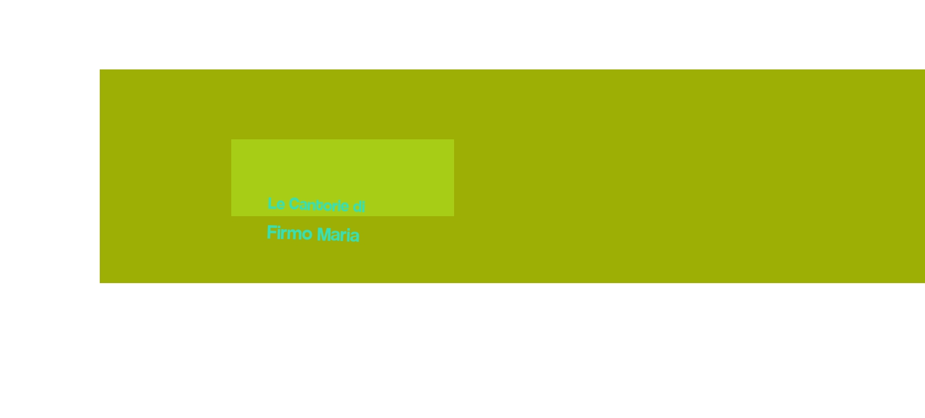 Le Cantorie di Firmo Maria