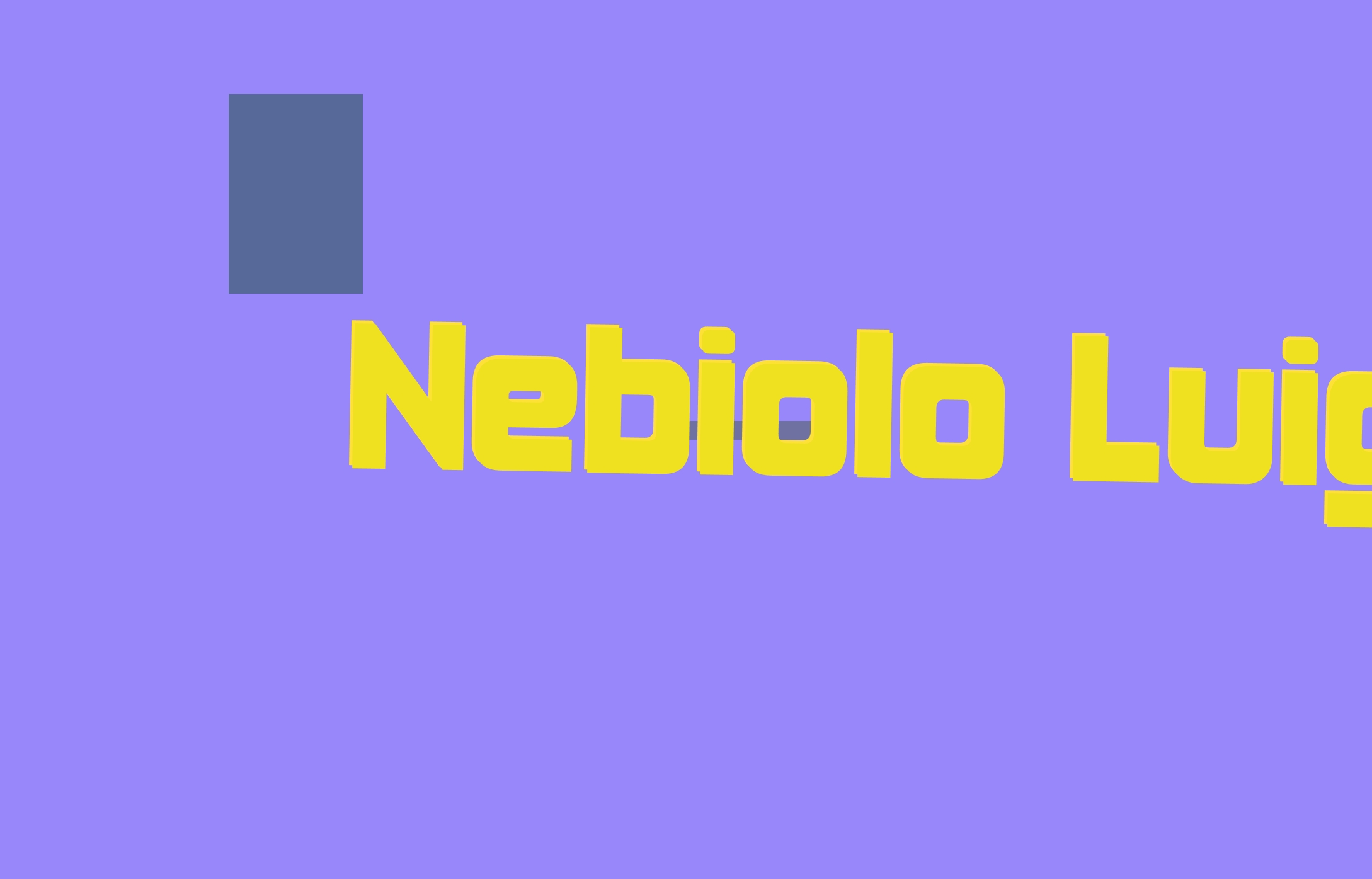Nebiolo Luigi Nebiolo Luigi