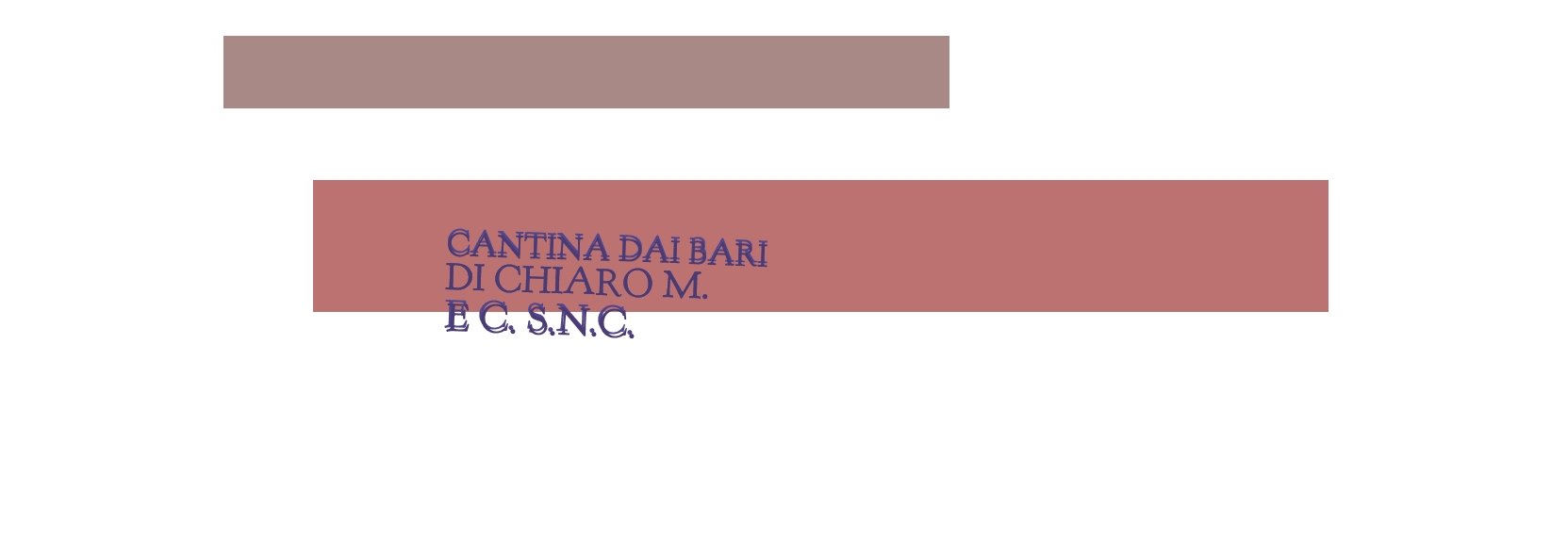 logo Cantina Dai Bari di Chiaro M. e C. Snc
