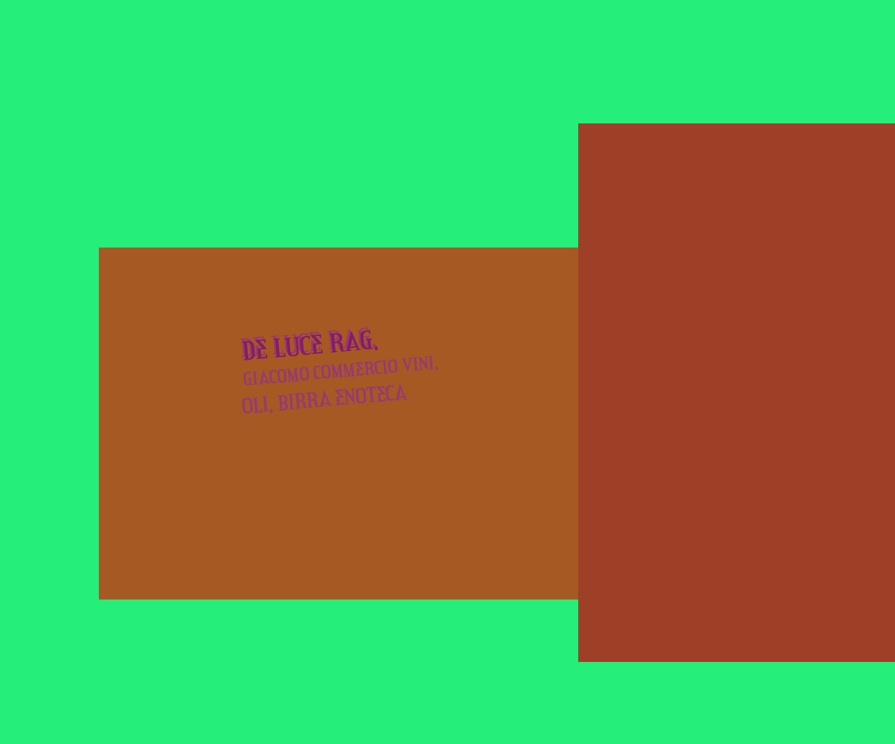 De Luce Rag. Giacomo Commercio Vini, Oli, Birra Enoteca