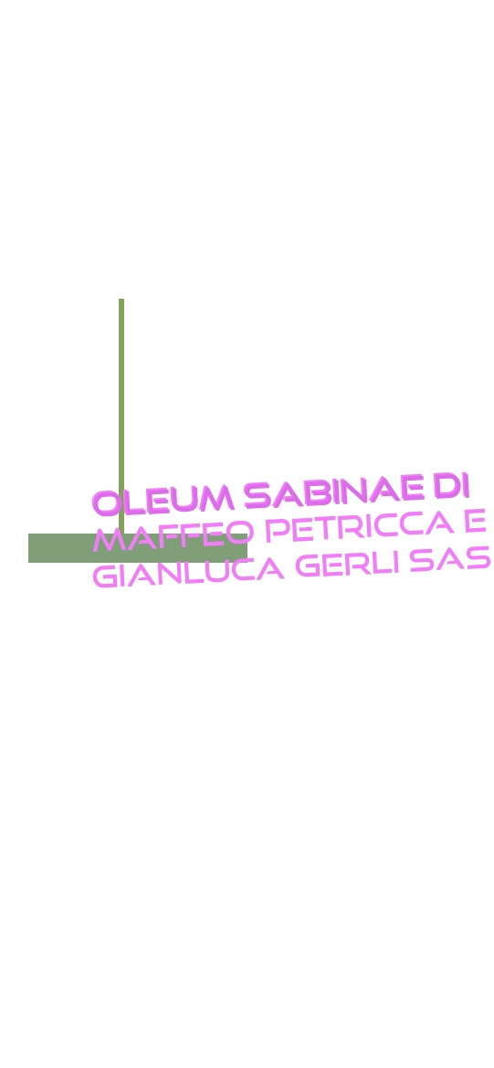 logo Oleum Sabinae di Maffeo Petricca e Gianluca Gerli Sas