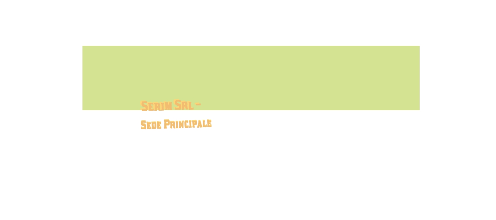 Serim Srl - Sede Principale