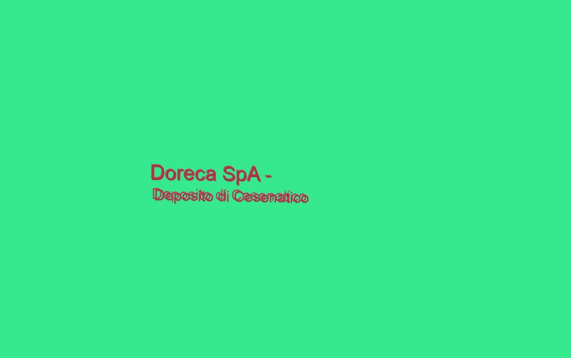 Doreca Spa - Cesenatico Doreca Spa - Cesenatico