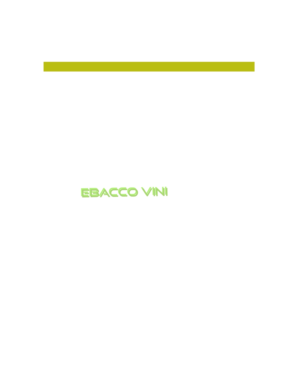 eBacco Vini eBacco Vini