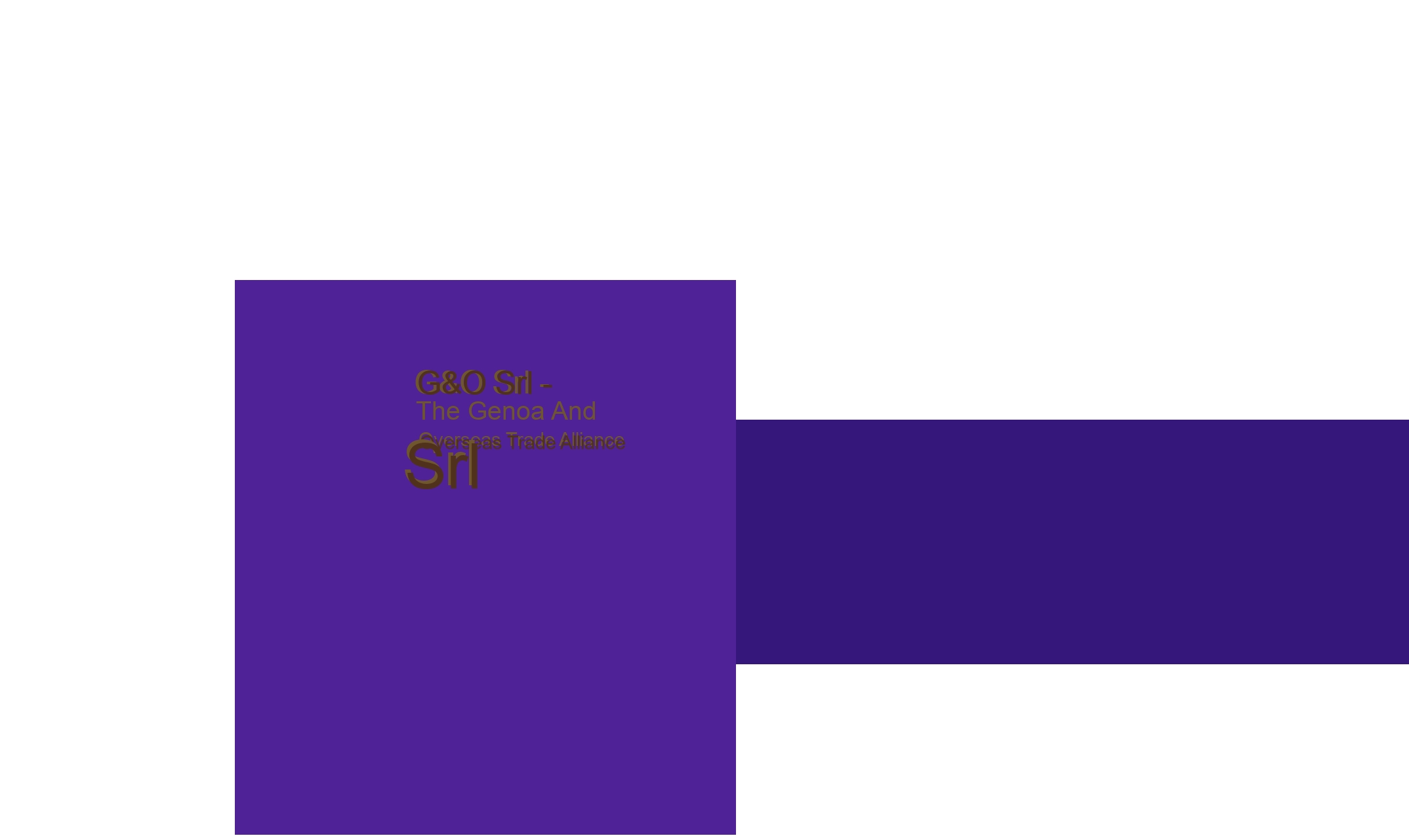logo G&O Srl - The Genoa And Overseas Trade Alliance Srl