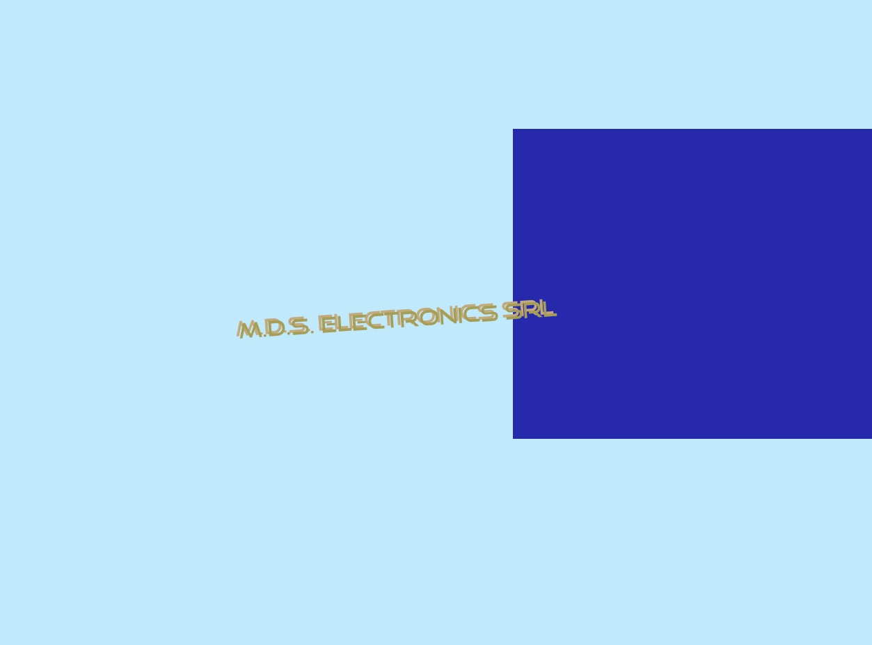 M.D.S. Electronics Srl M.D.S. Electronics Srl