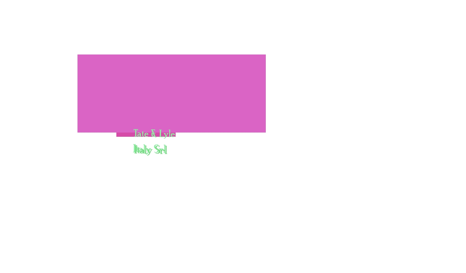 Tate & Lyle Italy Srl Tate & Lyle Italy Srl