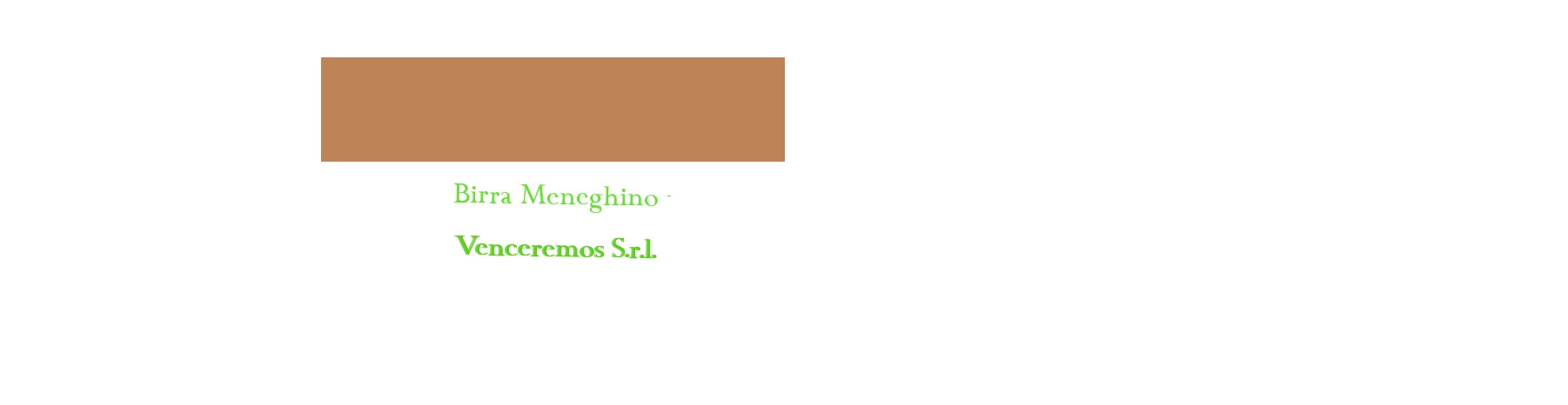 logo Birra Meneghino - Venceremos S.r.l.