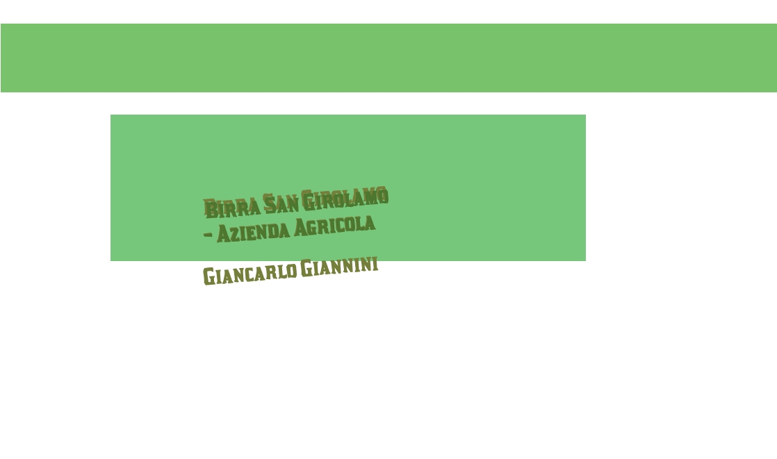 logo Birra San Girolamo - Azienda Agricola Giancarlo Giannini