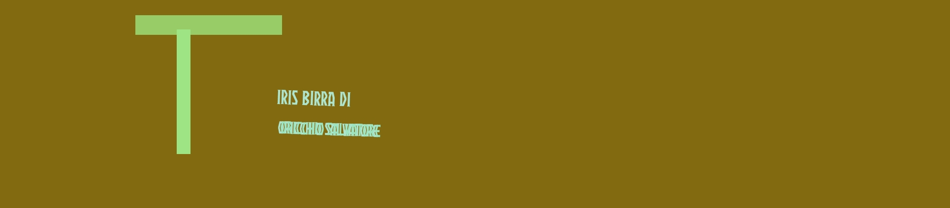 Iris Birra di Oricchio Salvatore Iris Birra di Oricchio Salvatore