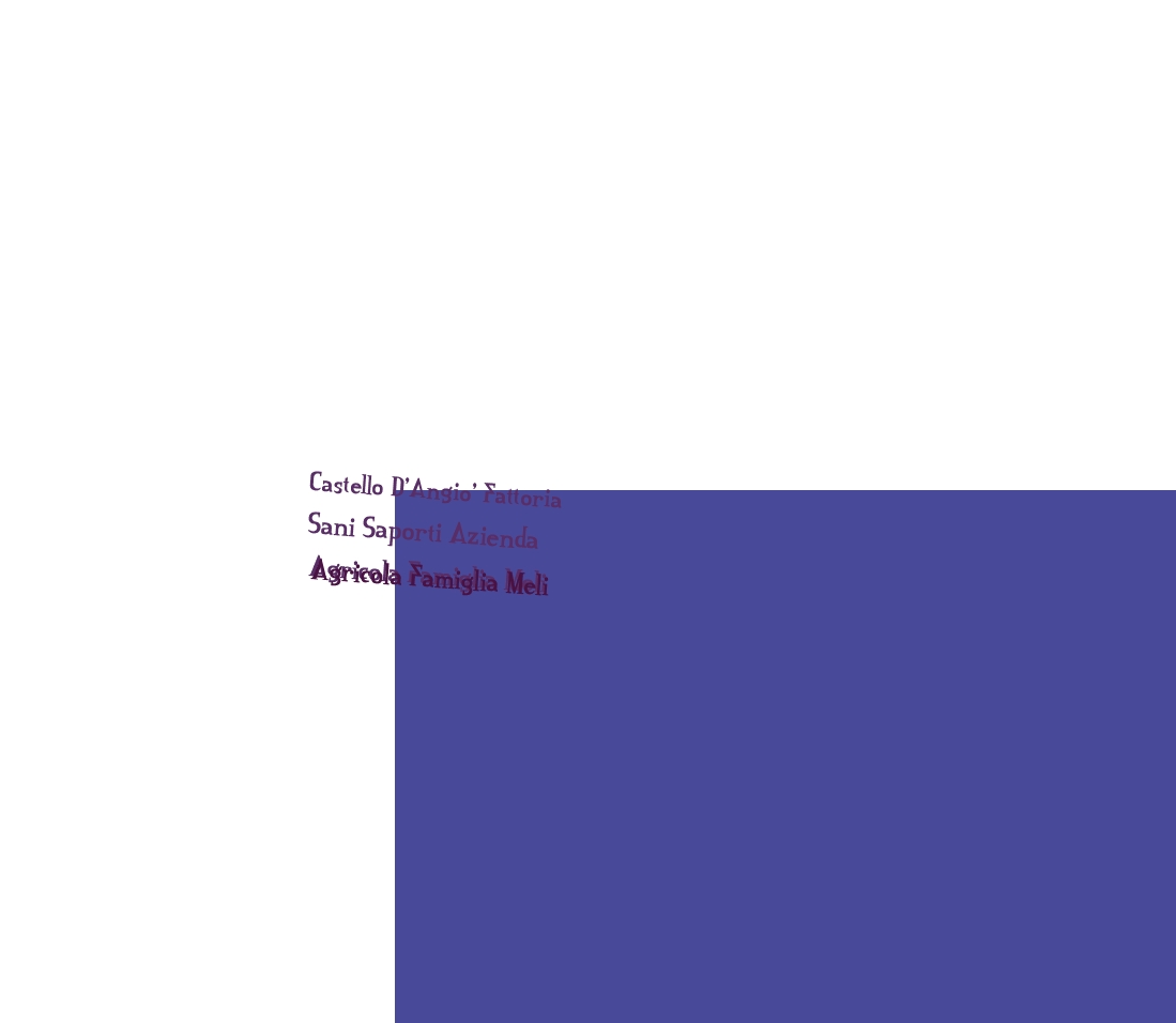 Castello D‘Angio‘ Fattoria Sani Saporti Azienda Agricola Famiglia Meli