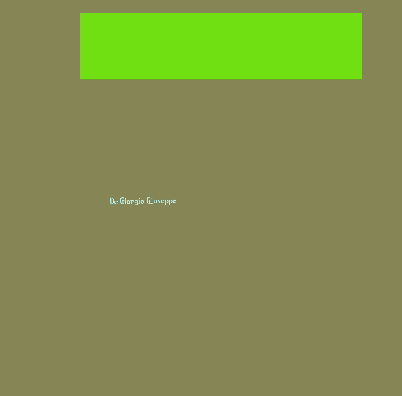 De Giorgio Giuseppe De Giorgio Giuseppe