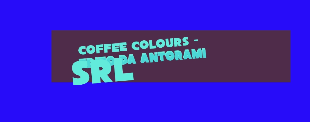 Coffee Colours - Edito Da Antorami Srl