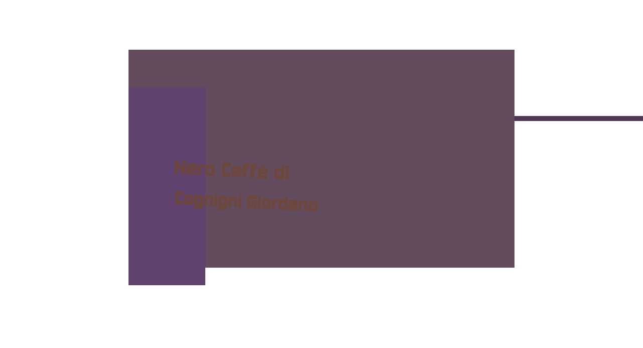 Nero Caffè di Cognigni Giordano Nero Caffè di Cognigni Giordano