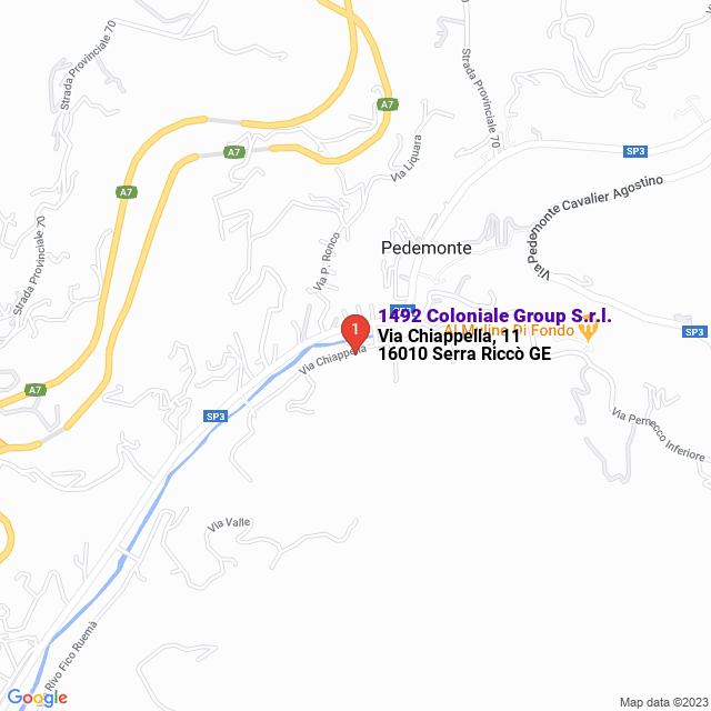 apri la mappa di 1492 Coloniale Group S.r.l.