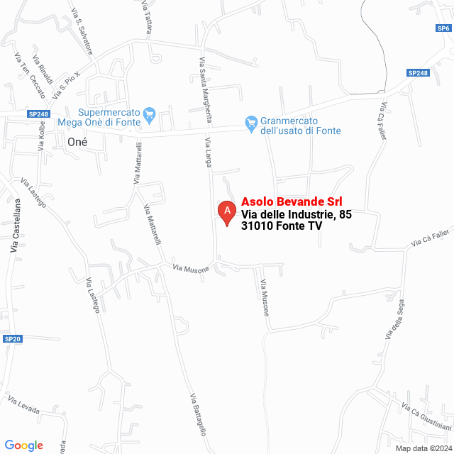 apri la mappa di Asolo Bevande Srl