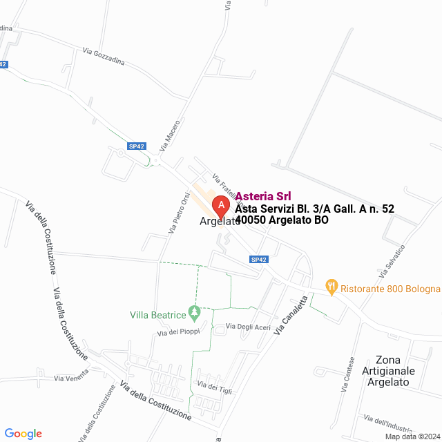 apri la mappa di Asteria Srl